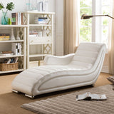 Living Room Leather Chaise Square Arms Modern Chaise Lounge with Upholster Clearhalo 'Chairs & Seating' 'Chaise Lounge' 'chaise_lounge' 'furn' 'furn_chaise_lounge' 'Furniture' 'Living Room Furniture' 1200x1200_5f3634e9-ebc6-450a-a97b-c211c8a824c6