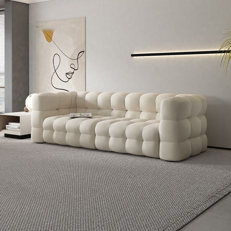 Eigentijds 26.77 "H Biscuit Back Tuxedo Arm Sofa voor woonkamer