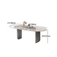 Stone Dining Table Traditional Luxury Dining Table with Double Pedestal Clearhalo 'Dining Tables & Seating' 'Dining Tables' 'dining_table' 'furn' 'furn_dining_table' 'Furniture' 'Kitchen & Dining Furniture' 1200x1200_5f374f1f-79bf-4fa6-9db0-b59a75879906