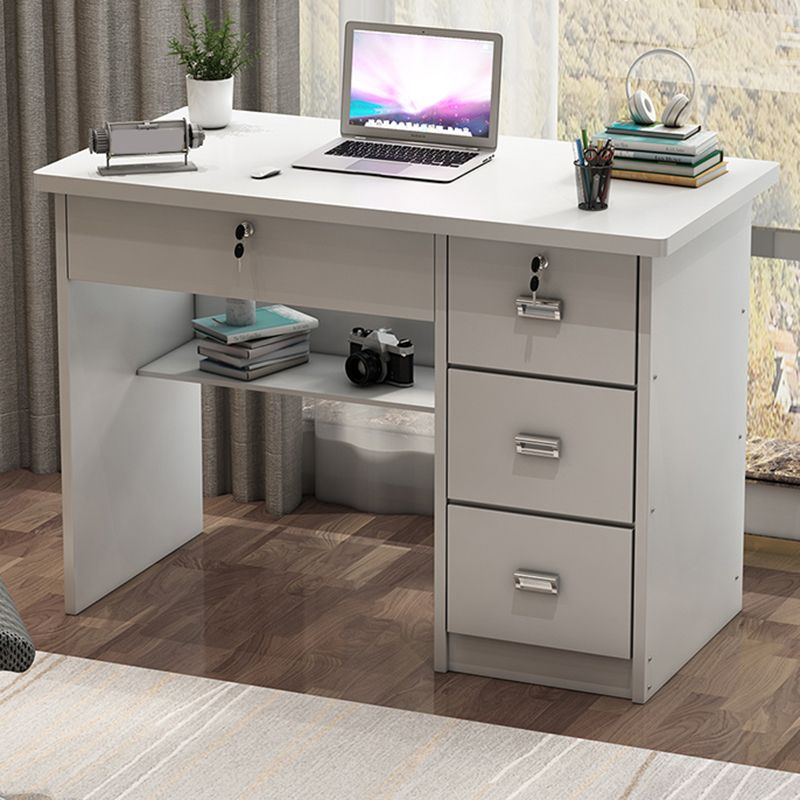 Engineered Wood Industrial Writing Desk Rectangular Office Desk with Drawers Clearhalo 'furn' 'furn_office_desk' 'Furniture' 'Office Desks' 'Office Furniture' 'office_desk' 1200x1200_5f406424-7fa7-4832-b5f5-fdc4442dcc6d