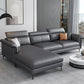 Dark Gray Modern Pillow Top Arm Sectional with Removable Cushions for Living Room Clearhalo 'furn' 'furn_sectionals' 'Furniture' 'furniture_sectionals' 'kitchen' 'kitchen_sectionals' 'Living Room Furniture' 'Sectionals' 1200x1200_5f42a376-21e3-4110-9413-3cffd0b05cfd