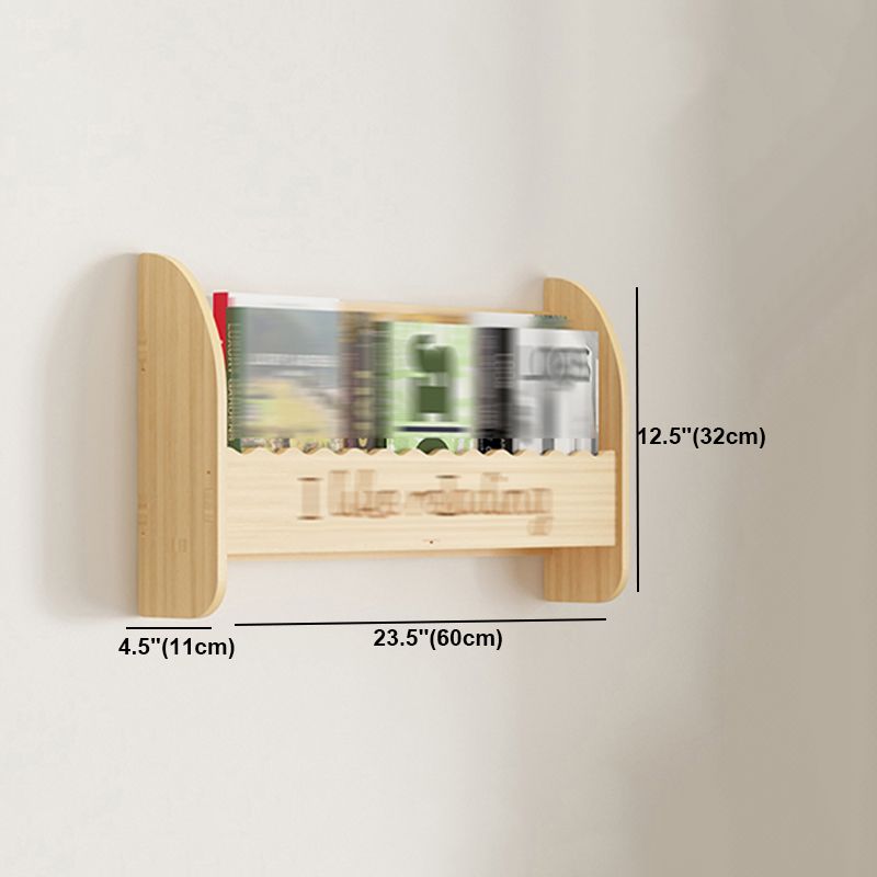 Modern Style Wooden Bookshelf Wall Mounted Shelf Bookcase for Study Room Clearhalo 'Bookcases' 'furn' 'furn_bookcases' 'Furniture' 'furniture_bookcases' 'kitchen' 'kitchen_bookcases' 'Living Room Furniture' 'Office Furniture' 1200x1200_5f42a490-4c00-4073-ae71-8c60e0426d0d