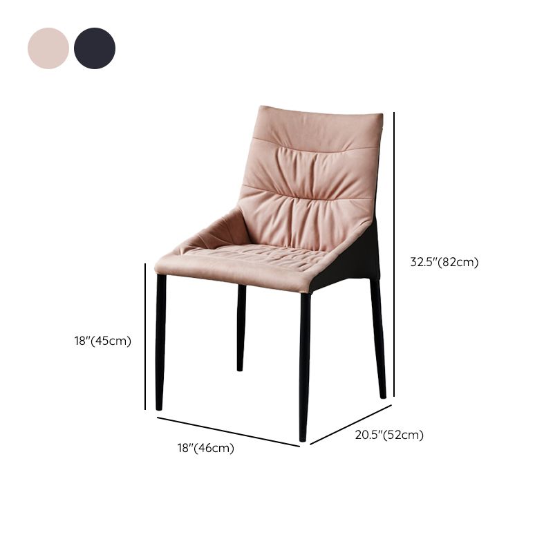 Home Dining Room Arm Chair Black Legs Upholstered Dining Chair Clearhalo 'Dining Chairs' 'Dining Tables & Seating' 'dining_chair' 'furn' 'furn_dining_chair' 'Furniture' 'Kitchen & Dining Furniture' 1200x1200_5f447440-51a4-4685-9c0c-3adbc9c5e481