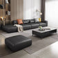 Contemporary Black Leather Sofa Tight Back Settee for Bonus Room Clearhalo 'furn' 'furn_sofas' 'Furniture' 'Living Room Furniture' 'Sofa' 'sofas' 1200x1200_5f47f838-b184-4a17-a8e7-8946a5a04f20