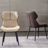 Contemporary Dining Chair Kitchen Arm Side Chair with Metal Legs Clearhalo 'Dining Chairs' 'Dining Tables & Seating' 'dining_chair' 'furn' 'furn_dining_chair' 'Furniture' 'Kitchen & Dining Furniture' 1200x1200_5f49db5a-1fe2-4e13-b02a-7181c7e5cc62