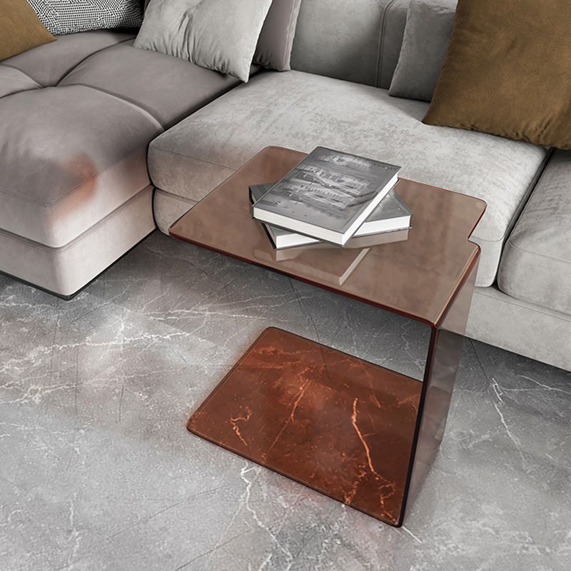 21"H Glam Corner Table Acrylic Square Accent Side Table for Living Room Clearhalo 'Coffee & Accent Tables' 'End & Side Tables' 'end_side_tables' 'furn' 'furn_end_side_tables' 'Furniture' 'Living Room Furniture' 1200x1200_5f4a880d-aaf6-4ae8-bc2a-920f67d55515
