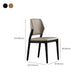 Sedie posteriori a stile contemporaneo sedie laterali senza braccia con gambe in legno per cucina