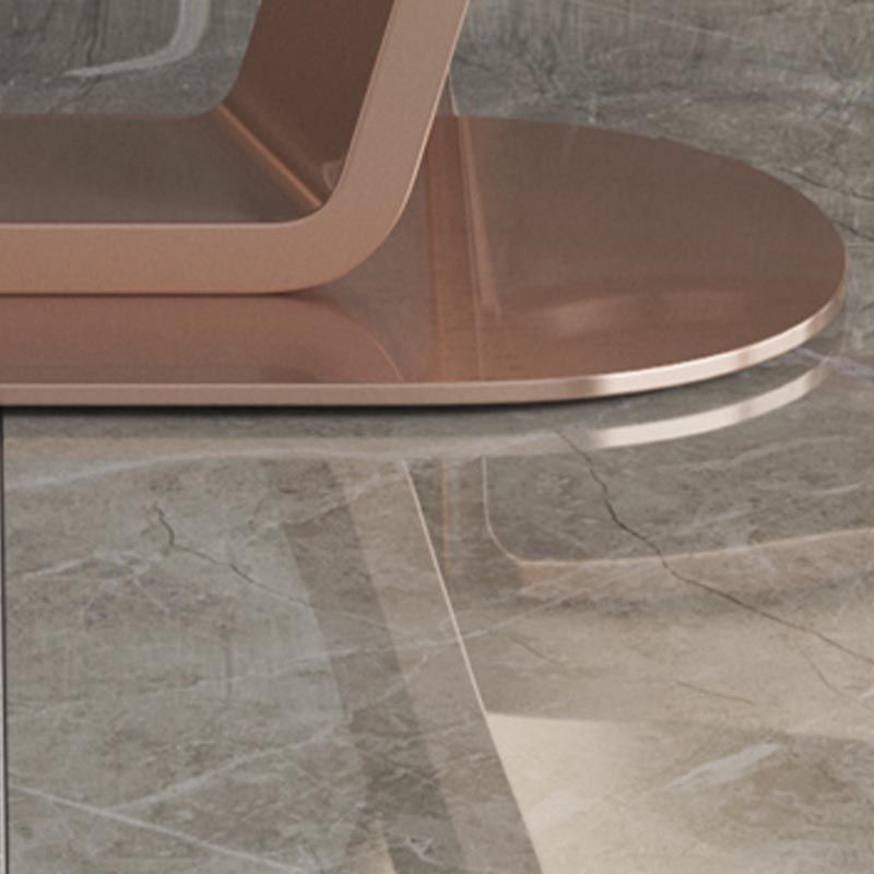 Rose Base Pedestal Casual Dining Table Rectangle Traditional Luxury Dining Table Clearhalo 'Dining Tables & Seating' 'Dining Tables' 'dining_table' 'furn' 'furn_dining_table' 'Furniture' 'Kitchen & Dining Furniture' 1200x1200_5f4c72aa-4b72-44e6-817a-e62c0a3b1bf9