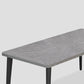 Minimalist Kitchen Rectangle Dining Table Sintered Stone Standard Dining Table with 4 Legs Base Clearhalo ' dining_table' 'Dining Tables & Seating' 'Dining Tables' 'furn' 'furn_dining_table' 'Furniture' 'furniture_dining_table' 'Kitchen & Dining Furniture' 'kitchen&dining_furn' 'kitchen' 'kitchen_dining_table' 1200x1200_5f51886c-14b9-4267-ab19-af67fd9d8343