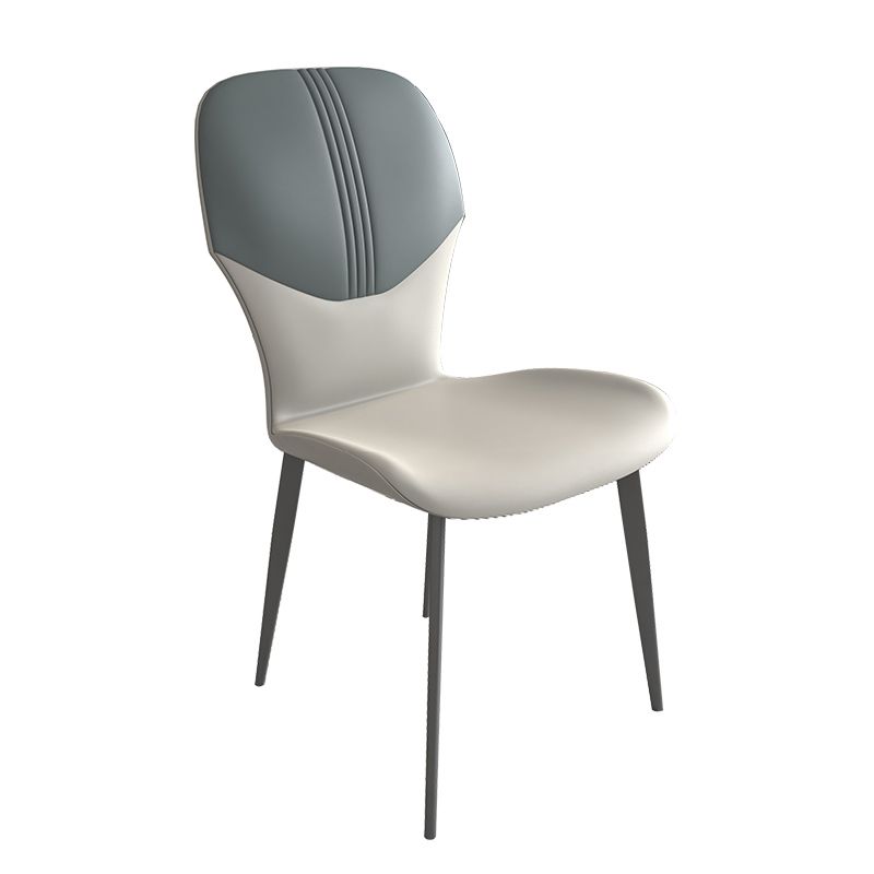 Contemporary Style Metal Dining Chairs Wingback Side Chairs for Kitchen Clearhalo ' kitchen&dining_furn' 'Dining Chairs' 'Dining Tables & Seating' 'dining_chair' 'furn' 'furn_dining_chair' 'Furniture' 'furniture_dining_chair' 'Kitchen & Dining Furniture' 'kitchen' 1200x1200_5f54538d-ef8a-4f9f-a620-06c969951e00