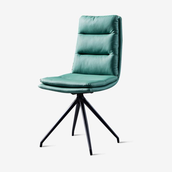 Modern Faux Leather Chairs with 4 Black Finish Metal Legs Dining Chair for Home Clearhalo ' kitchen&dining_furn' 'Dining Chairs' 'Dining Tables & Seating' 'dining_chair' 'Furniture' 'furniture_dining_chair' 'Kitchen & Dining Furniture' 'kitchen' 1200x1200_5f54e4c3-1ca7-4ee9-b2eb-a5197b6240ef