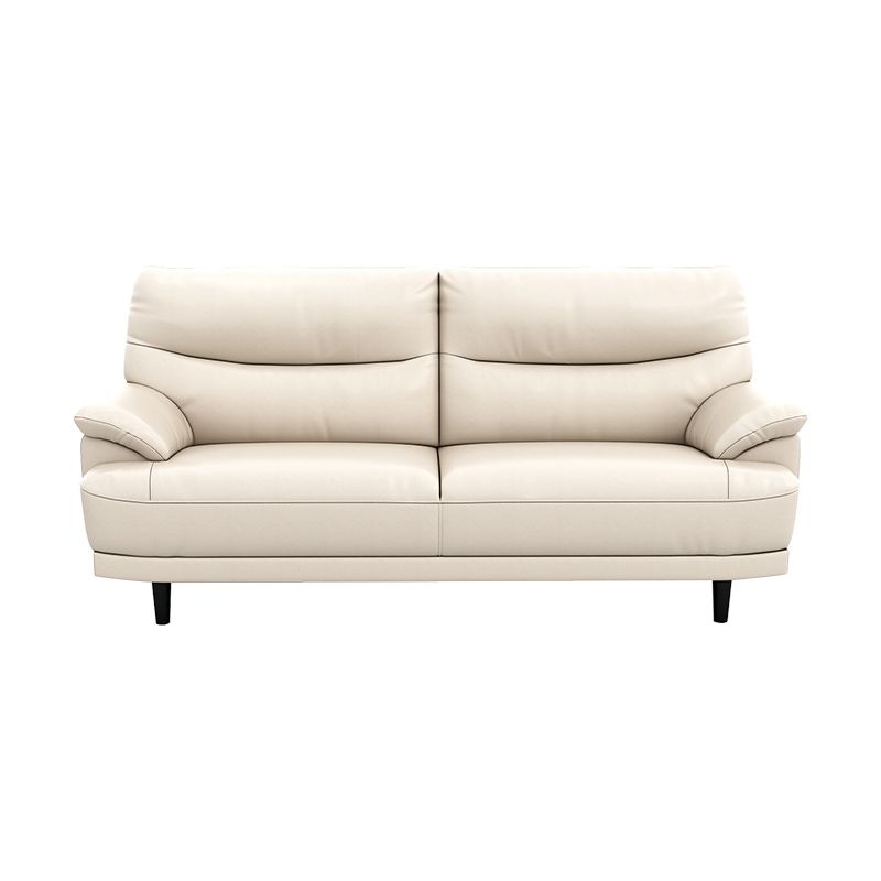 Vlekbestendig lederen kussen bovenste arm koekje back settee bank