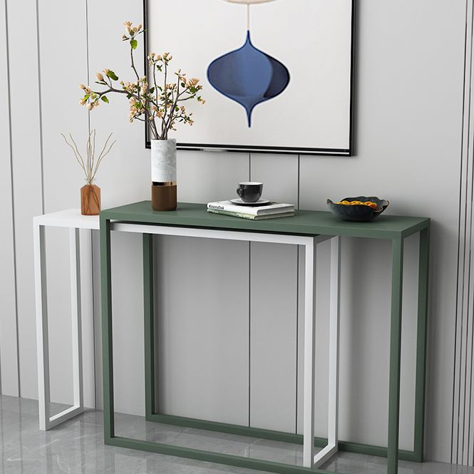 Console Ironcraft Resistente al graffio Tabella 30.70 "Accento rettangolo contemporaneo alto