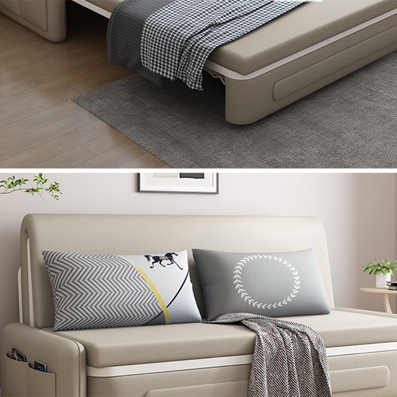 Sofas de sofá cama plegables de brazos acampanados