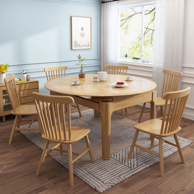 Modern Style Solid Wood Dining Table Rectangle Home Table with 4 Legs for Home Clearhalo ' dining_table' 'Dining Tables & Seating' 'Dining Tables' 'furn' 'furn_dining_table' 'Furniture' 'furniture_dining_table' 'Kitchen & Dining Furniture' 'kitchen&dining_furn' 'kitchen' 'kitchen_dining_table' 1200x1200_5f59cfb4-19ff-47c0-96da-5b9535f27676