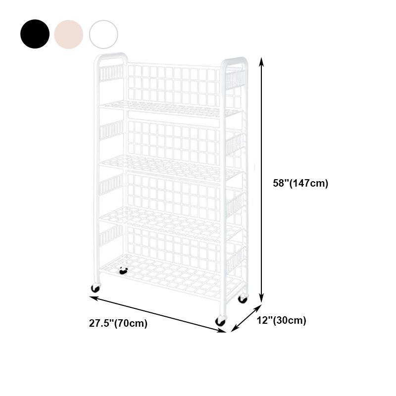Libreria di libreria in metallo in metallo contemporaneo per ufficio