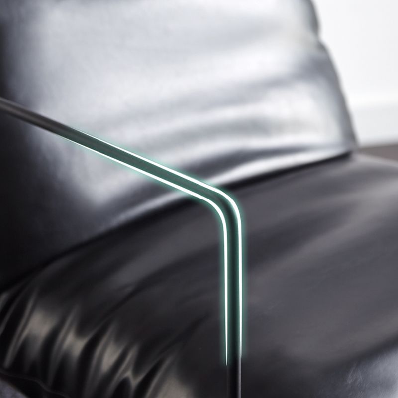 Président du bras 26,77 "L x 26,77" W x 26,77 "H Accent fauteuil avec oreiller en arrière