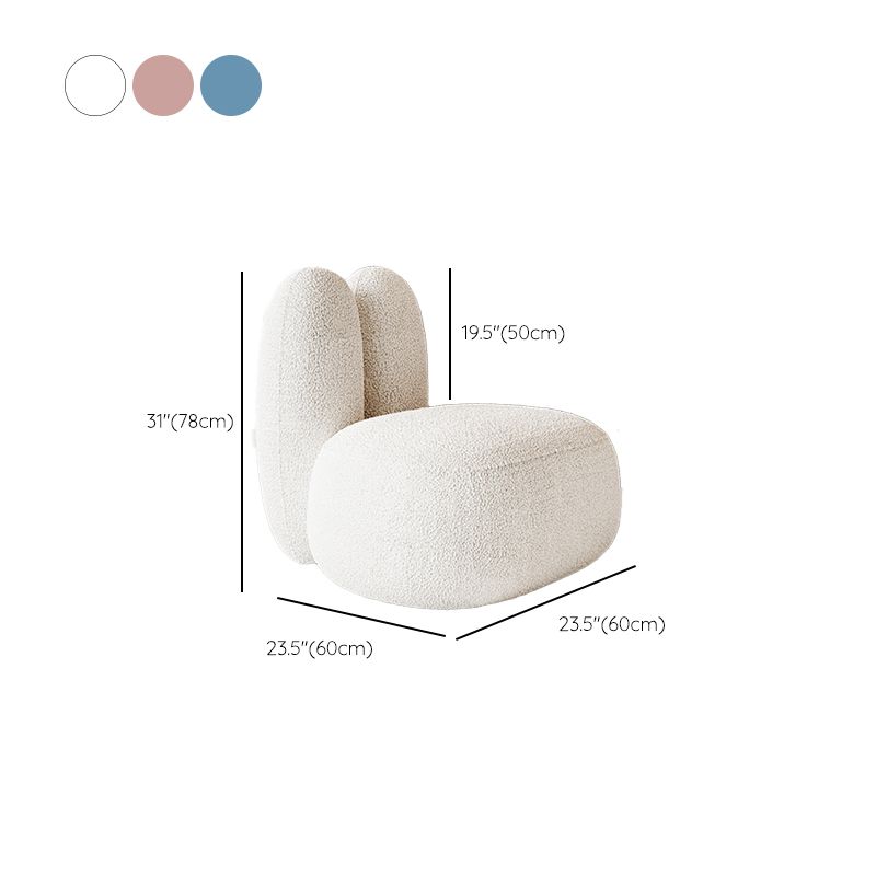 Modern Living Room Accent Chair Fixed Back Armless Lounge Chair Clearhalo 'Accent Chairs' 'accent_chairs' 'Chairs & Seating' 'furn' 'furn_accent_chairs' 'Furniture' 'Living Room Furniture' 1200x1200_5f5ee000-bab1-42f5-a433-507c4a61cdca
