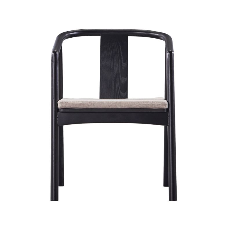 Traditional Style Ash Wood Chairs Dining Room Slat Back Arm Single Chair Clearhalo ' kitchen&dining_furn' 'Dining Chairs' 'Dining Tables & Seating' 'dining_chair' 'furn' 'furn_dining_chair' 'Furniture' 'furniture_dining_chair' 'Kitchen & Dining Furniture' 'kitchen' 1200x1200_5f62b996-7ba9-448b-b3bc-31a2fcd6509d