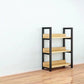 Metal and Wooden Shelf Bookcase Open Modern Brown Book Shelf for Office Clearhalo 'Bookcases' 'furn' 'furn_bookcases' 'Furniture' 'Office Furniture' 1200x1200_5f6342f8-2f9c-4c98-a688-7ed367a3a4d3