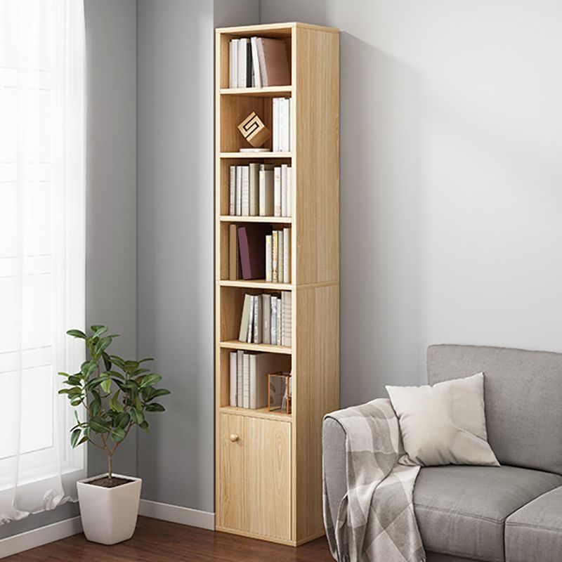 Modern Standard Bookshelf Wood Engineered Bookcase with Rectangular Shelves Clearhalo 'Bookcases' 'furn' 'furn_bookcases' 'Furniture' 'Office Furniture' 1200x1200_5f63dd01-c01d-4cb0-b945-46056c8c6214