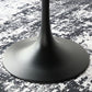 Metal Modern Round Indoor Table Black Sintered Stone Top Table for Dining Room Clearhalo 'Dining Tables & Seating' 'Dining Tables' 'dining_table' 'furn' 'furn_dining_table' 'Furniture' 'furniture_dining_table' 'Kitchen & Dining Furniture' 'kitchen' 'kitchen_dining_table' 1200x1200_5f64818e-aa8e-45c2-a605-9e82e1666d05