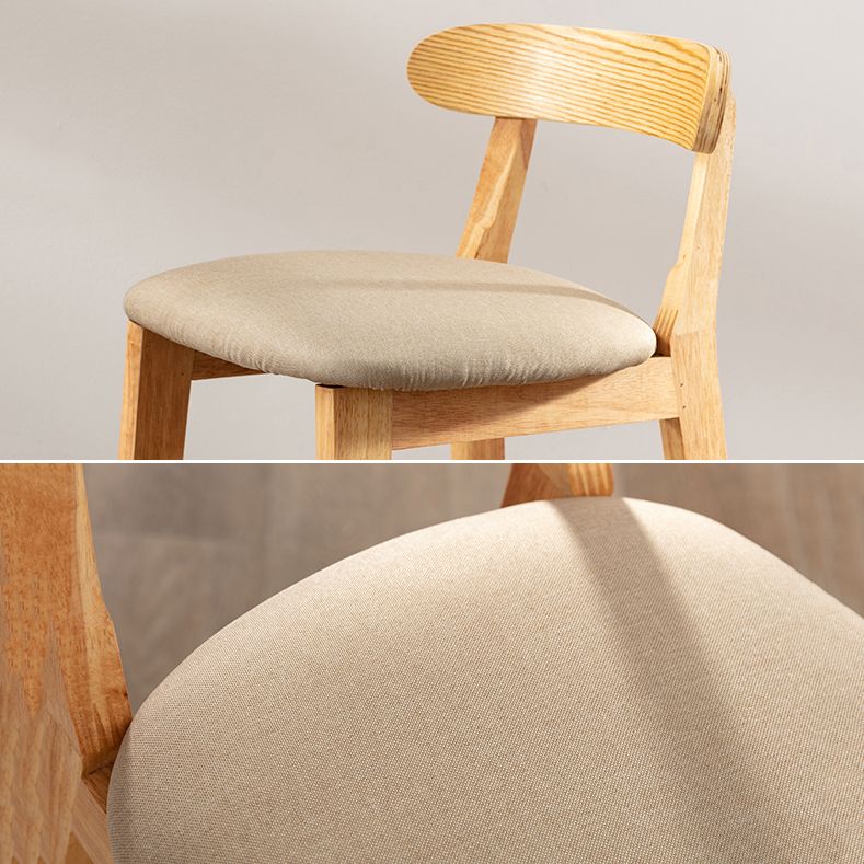 Modern Armless Counter Stool Wood Household Bar Stool with Pedal and Cushion Clearhalo 'Bar Furniture' 'Bar Stools' 'bar_stools' 'furn' 'furn_bar_stools' 'furniture_bar_stools' 'Kitchen & Dining Furniture' 'kitchen&dining_furn' 'kitchen' 'kitchen_furn' Furniture' 1200x1200_5f64d597-b63f-49a6-a8c3-cd146deebacb