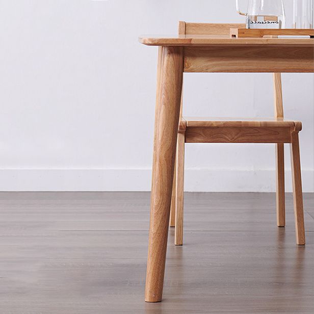 Rectangle Balata Wood Table Modern Dining Table with 4 Legs for Restaurant Clearhalo ' dining_table' 'Dining Tables & Seating' 'Dining Tables' 'furn' 'furn_dining_table' 'Furniture' 'furniture_dining_table' 'Kitchen & Dining Furniture' 'kitchen&dining_furn' 'kitchen' 'kitchen_dining_table' 1200x1200_5f659627-5323-42ff-8fcc-ac70abe28cf2