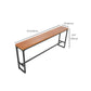 Industrial Rectangle Bar Dining Table Metal and Solid Wood Bar Height Table Clearhalo 'Bar Furniture' 'Bar Tables' 'bar_tables' 'furn' 'furn_bar_tables' 'Furniture' 'Kitchen & Dining Furniture' 1200x1200_5f671ba1-9d7e-4413-aaa6-740f7dd0ff1d