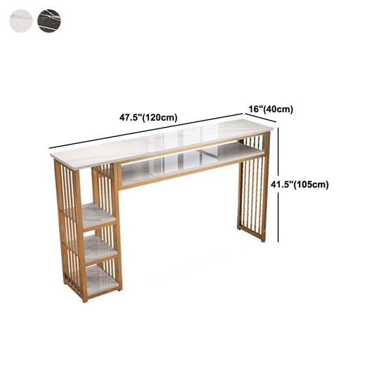 Zeitgenössischer Bistro -Bar Schreibtisch Aufbewahrung in Indoor -Doppelpodest Bistro Bar Tisch