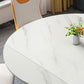 Modern Style Sintered Stone Dining Table White Round Drop-Leaf Table with Pedestal Base Clearhalo ' dining_table' 'Dining Tables & Seating' 'Dining Tables' 'furn' 'furn_dining_table' 'Furniture' 'furniture_dining_table' 'Kitchen & Dining Furniture' 'kitchen&dining_furn' 'kitchen' 'kitchen_dining_table' 1200x1200_5f6bb556-c99d-49c9-9f2d-1781b3bc48e8