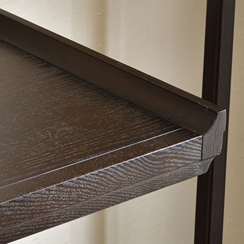 Mesa de consola contemporánea de forma rectángulo Sofá de consola de cenizas marrón oscuro