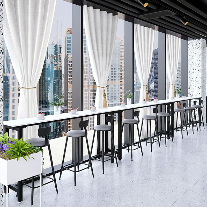 Moderne stijl rechthoekige balk Tabel 1/2/5 stukken Bar -tafel ingesteld voor thuis