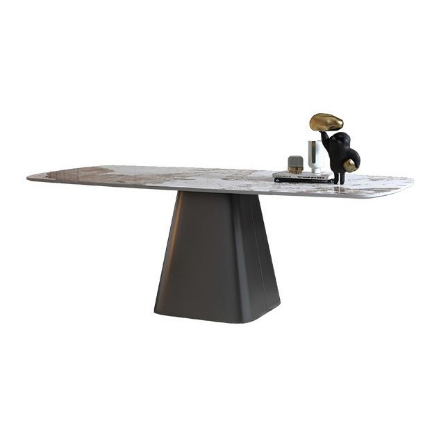 Metal Traditional Luxury Rectangle Table Sintered Stone Table,55"L x 31"W x 29"H Clearhalo ' dining_table' 'Dining Tables & Seating' 'Dining Tables' 'furn' 'furn_dining_table' 'Furniture' 'furniture_dining_table' 'Kitchen & Dining Furniture' 'kitchen&dining_furn' 'kitchen' 'kitchen_dining_table' 1200x1200_5f6fc76b-74ac-4141-891a-aa5b2d9ea4d1