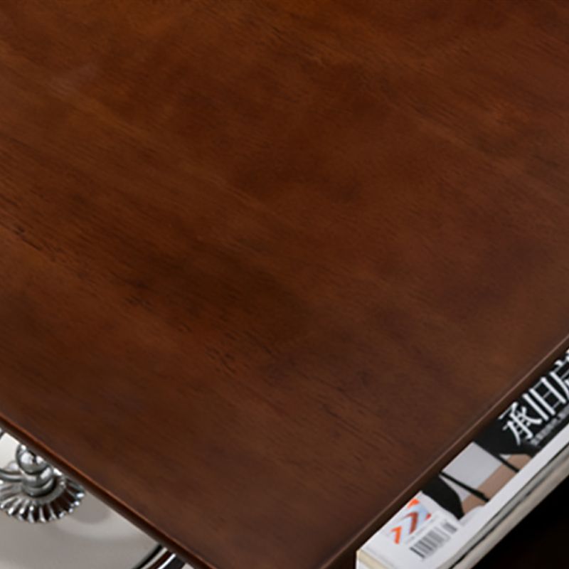 Country Wooden Table Top End Table One Shelf Side Table With Four Legs Clearhalo 'Coffee & Accent Tables' 'End & Side Tables' 'end_side_table' 'end_side_tables' 'furn' 'furn_end_side_tables' 'Furniture' 'furniture_end_side_table' 'Living Room Furniture' 1200x1200_5f7011e1-debc-423d-a922-dafec7bf9357