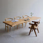 Modern Solid Wood Dining Table Natural Finish Table with Acrylic Base Clearhalo 'Dining Tables & Seating' 'Dining Tables' 'dining_table' 'furn' 'furn_dining_table' 'Furniture' 'Kitchen & Dining Furniture' 1200x1200_5f7171db-6bbb-4975-abfb-484bfbddf17a