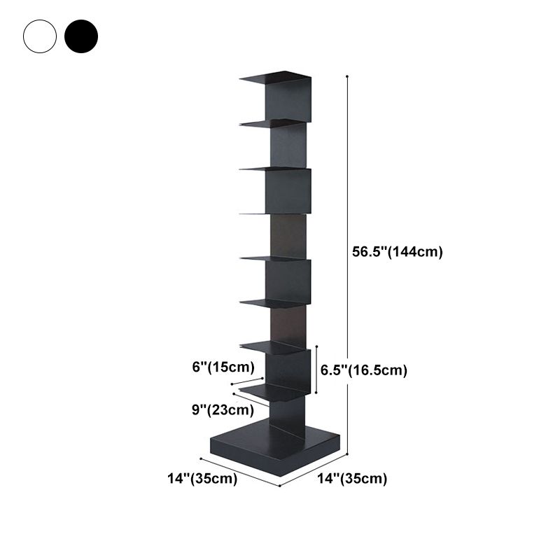 Estantería de estantería de metal moderna
