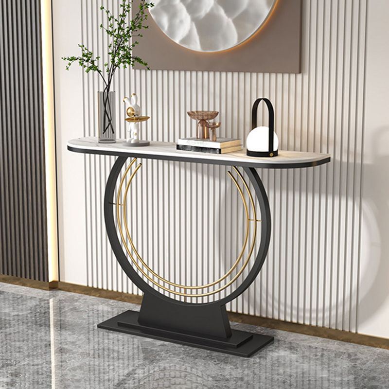 Tavolo con console piedistallo a mezza7 glam resistente al graffio