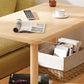 Modern Side Table No Distressing Wood End Table with Storage