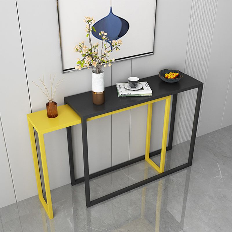 Tavolo console a base di slitte, 11,8 "W Ironcraft Modern Sother Console Table