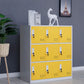 Metal Non-Hanging Cabinet Modern Storage Cabinet with Hinged Doors Clearhalo 'Armoires & Wardrobes' 'armoires_wardrobes' 'Bedroom Furniture' 'furn' 'furn_armoires_wardrobes' 'Furniture' 1200x1200_5f7671dc-3626-4ddf-9e76-ecec2869569b