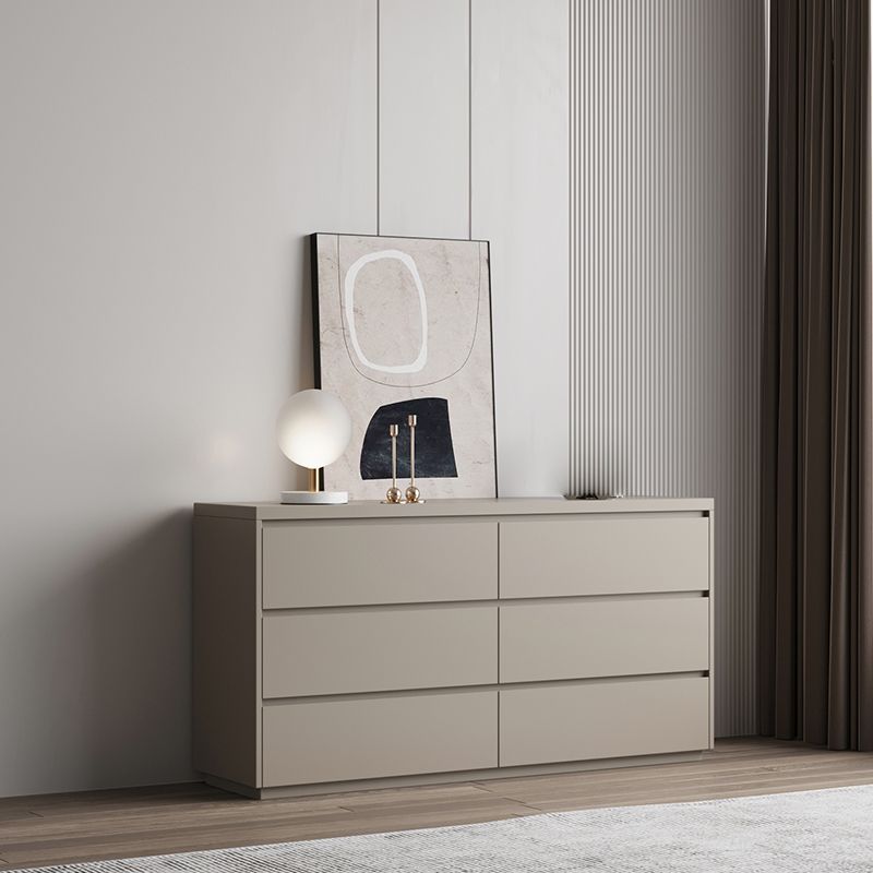 Modern Storage Chest Dresser Wooden Storage Chest with 6 Drawers Clearhalo 'Bedroom Furniture' 'Dressers & Chests' 'dressers_chests' 'furn' 'furn_dressers_chests' 'Furniture' 1200x1200_5f7b4400-0bc3-4a11-9b05-852c07eccae3