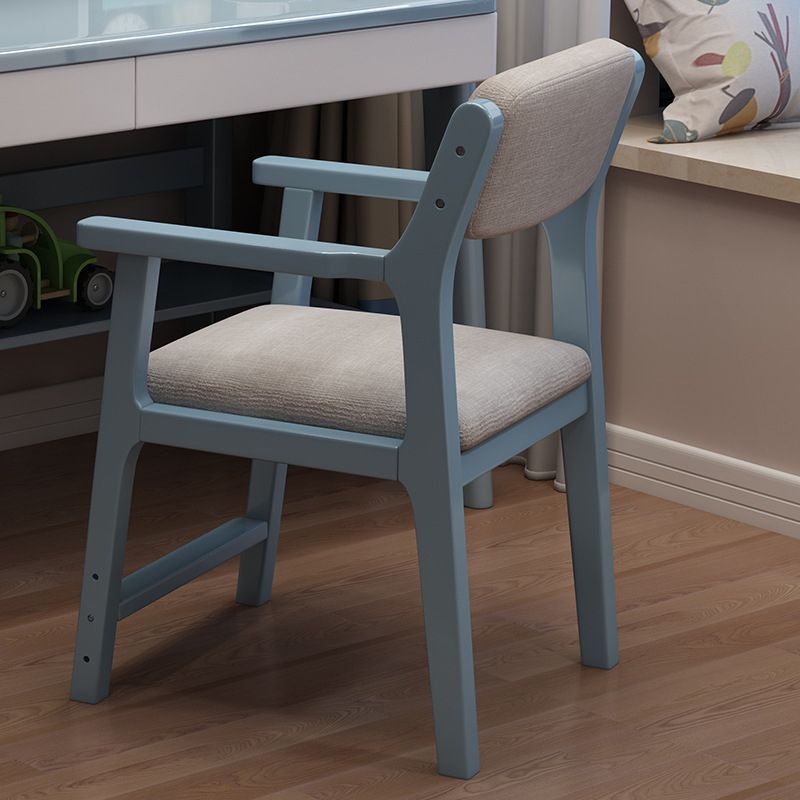 Contemporary Wood Dining Arm Chair Open Back Dining Side Chair for Home Use (Set of 4) Clearhalo ' kitchen&dining_furn' 'Dining Chairs' 'Dining Tables & Seating' 'dining_chair' 'Furniture' 'furniture_dining_chair' 'Kitchen & Dining Furniture' 'kitchen' 1200x1200_5f7cfe94-7df7-41ba-80cf-92933caa4fb2