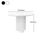 Contemporary Round Dinette Table Sintered Stone and Solid Wood Top Table Clearhalo 'Dining Tables & Seating' 'Dining Tables' 'dining_table' 'furn' 'furn_dining_table' 'Furniture' 'Kitchen & Dining Furniture' 1200x1200_5f7fe0f8-a50a-4b98-b18b-61aff3d28cfe