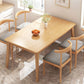 Contemporary 1/4/5 Pieces Dining Table Rectangle Wood Furniture for Restaurant