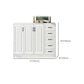 White Standard Cabinet Solid Wood Storage Cabinet with Drawer Clearhalo 'Cabinets & Chests' 'cabinets_chests' 'furn' 'furn_cabinets_chests' 'Furniture' 'Living Room Furniture' 1200x1200_5f87dc85-1480-4475-a27e-efb747928861