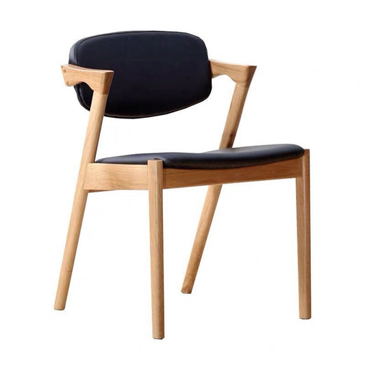 Contemporary Wood Square Dining Chair Open Back Side Chair for Kitchen Clearhalo ' kitchen&dining_furn' 'Dining Chairs' 'Dining Tables & Seating' 'dining_chair' 'furn' 'furn_dining_chair' 'Furniture' 'furniture_dining_chair' 'Kitchen & Dining Furniture' 'kitchen' 1200x1200_5f88b73e-c0dc-4dd2-a2b1-b1f52e8aa3b5