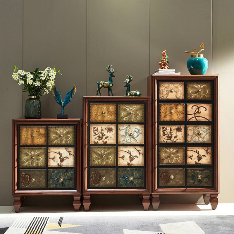 Mid-Century Modern Rectangle Side Cabinet Wood Storage Cabinet Clearhalo 'Cabinets & Chests' 'cabinets_chests' 'furn' 'furn_cabinets_chests' 'Furniture' 'Living Room Furniture' 1200x1200_5f88c930-7aeb-4aaf-9275-129bb5577f9c