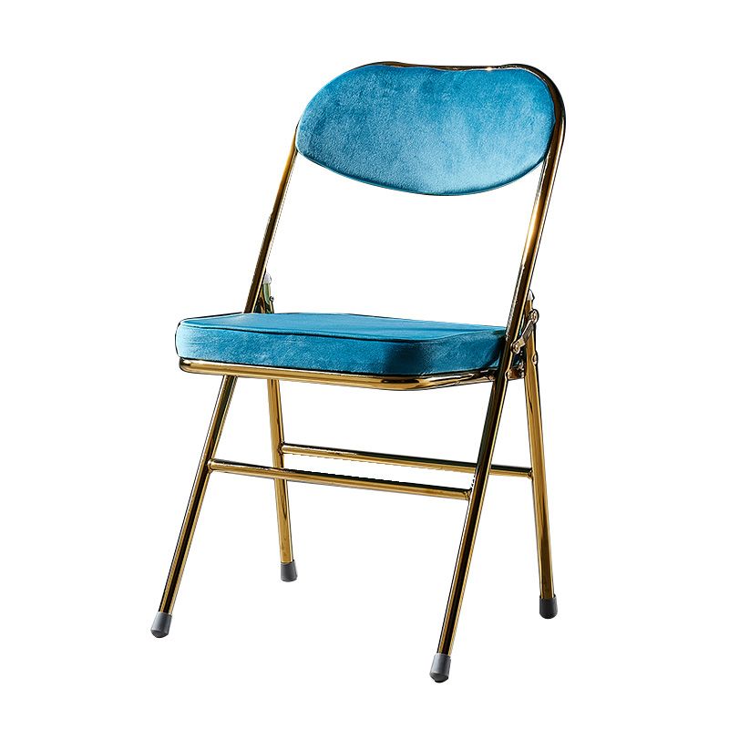 Glam Style Dining Chairs Kitchen Armless Side Chairs with Metal Legs Clearhalo ' kitchen&dining_furn' 'Dining Chairs' 'Dining Tables & Seating' 'dining_chair' 'furn' 'furn_dining_chair' 'Furniture' 'furniture_dining_chair' 'Kitchen & Dining Furniture' 'kitchen' 1200x1200_5f8b90de-c6bc-41ad-8fda-32641569c323