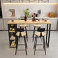 1/2/3/5 Pieces Bar Table and Stools Modern Bar Stool and Table Set Clearhalo 'Bar Furniture' 'furn' 'furn_home_bar_bar_sets' 'Furniture' 'Home Bars & Bar Sets' 'home_bar_bar_sets' 'Kitchen & Dining Furniture' 1200x1200_5f8c6f8c-b58a-4d51-95b8-c27019a4809b